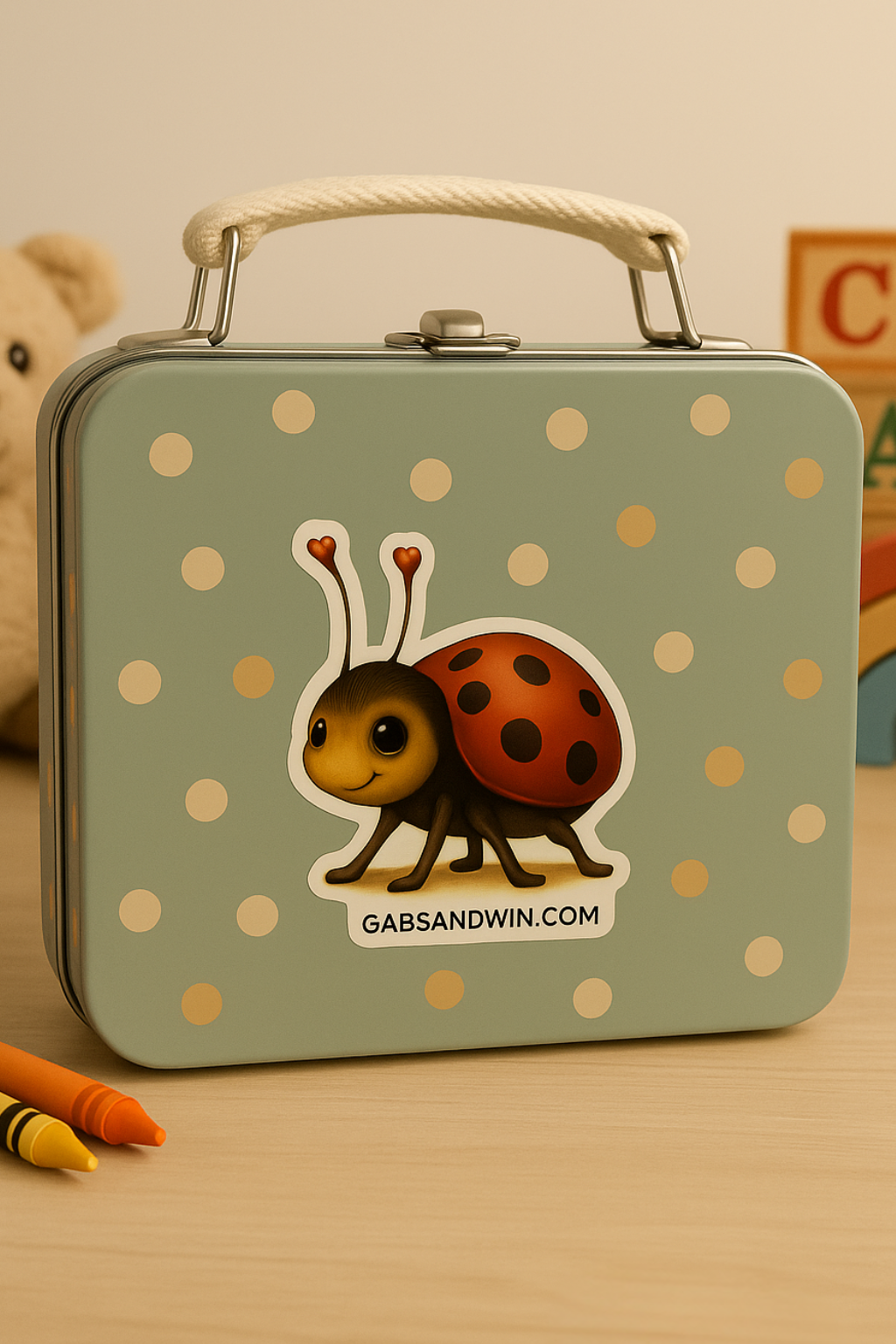 Lydia the Ladybug 2.5” Farm Friend Magnet